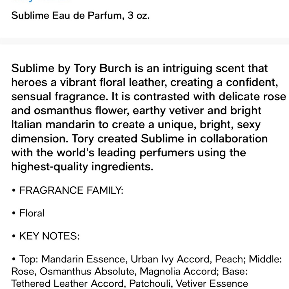 Tory Burch Sublime Authentic - Picture 4 of 7